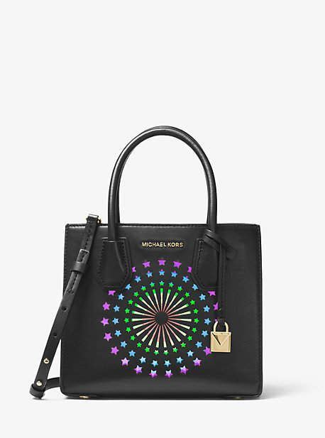 michael kors mercer modern disco leather crossbody|michael kors pebble leather handbag.